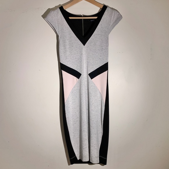 Like New French Connection Colour Block Dress Size 4 - Picture 5 of 8